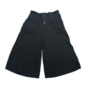 Anthropologie Ett:wa wide leg knit cropped pants.